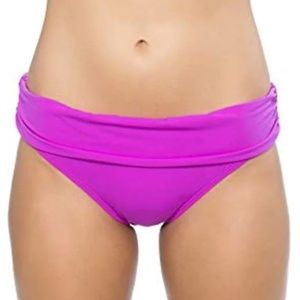 NWT Athena Cabana Solids - Hot Pink Banded Bottoms (14)